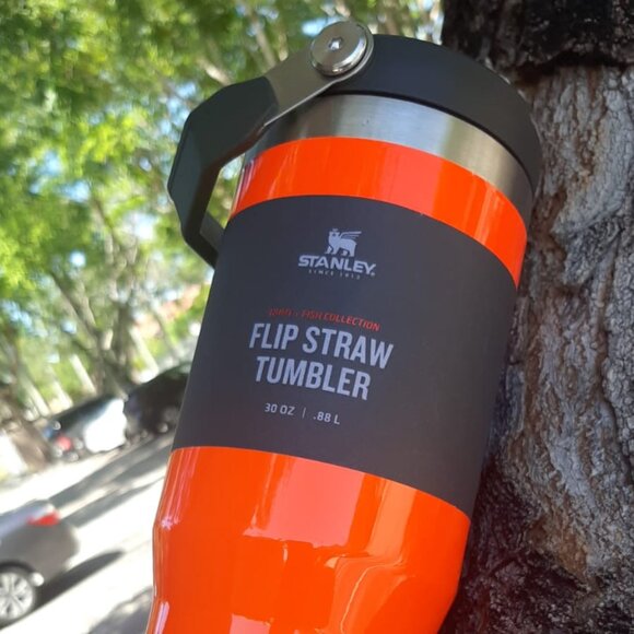 Stanley The Iceflow 30 oz Flip Straw Tumbler Red Made for USA Original - Picture 1 of 15